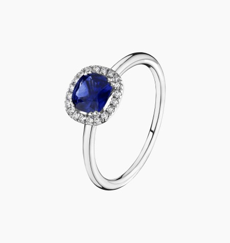 
                                                                                    Lily Rose ring in gold and sapphire / Lepage
                                                                            