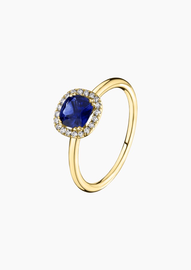Lily Rose ring in gold and sapphire / Lepage