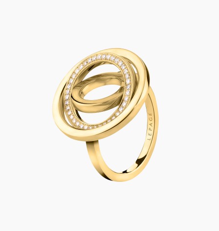 
                                                                                    Bague Alba en or jaune et diamants / Lepage
                                                                            
