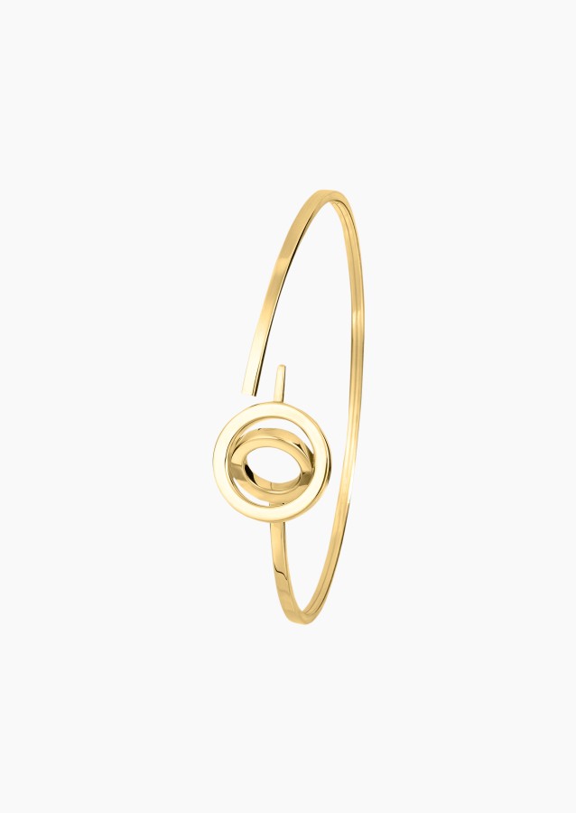 Alba bangle bracelet in yellow gold / Lepage