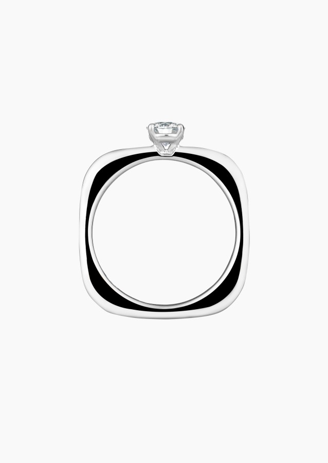 Solitaire Intrépide en or et diamants / Lepage