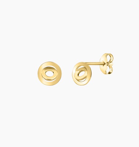 
                                                                                    Alba stud earrings in yellow gold / Lepage
                                                                            