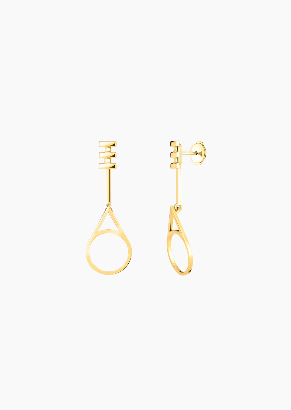 Venus earrings in gold / Lepage