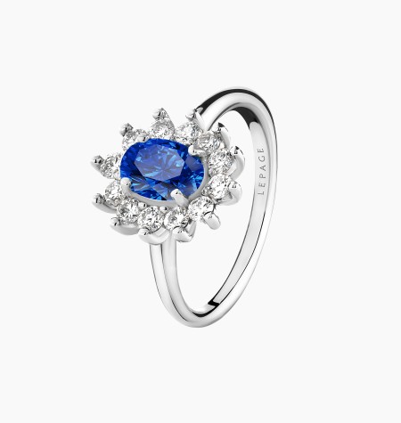 
                                                                                    Bague Daisy en or, saphir et diamants / Lepage
                                                                            
