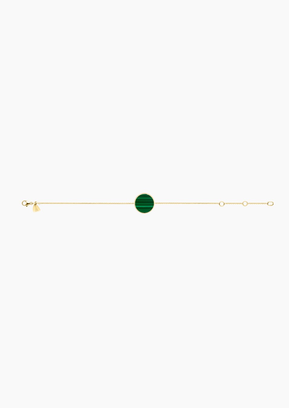 Bracelet Colette Lune Perlée en or et malachite / Lepage Bracelet Colette Lune Perlée en or et malachite / Lepage