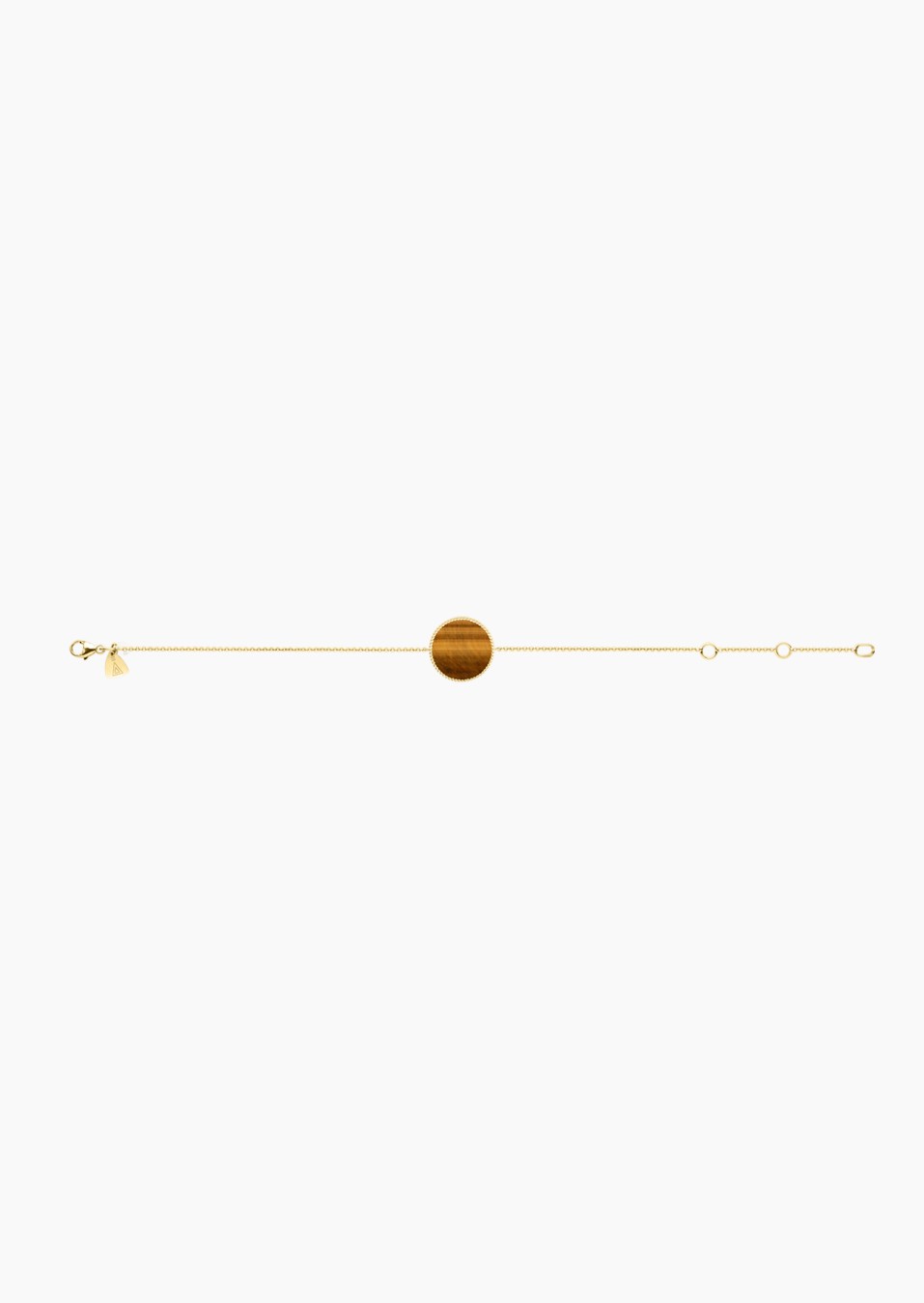 Colette Lune Perlée bracelet in gold and tiger’s eye / Lepage