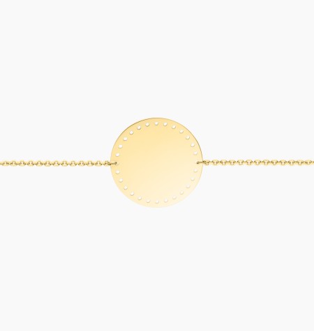 
                                                                                    Colette Cotillon bracelet in gold / Lepage
                                                                            