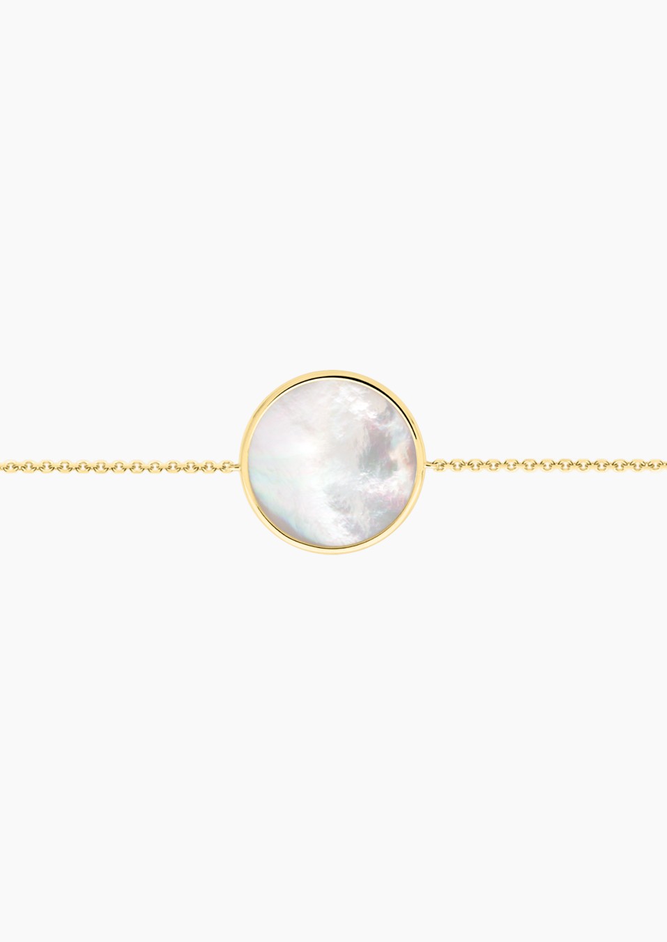 Colette Lune Bracelet in gold and white mother-of-pearl / Lepage