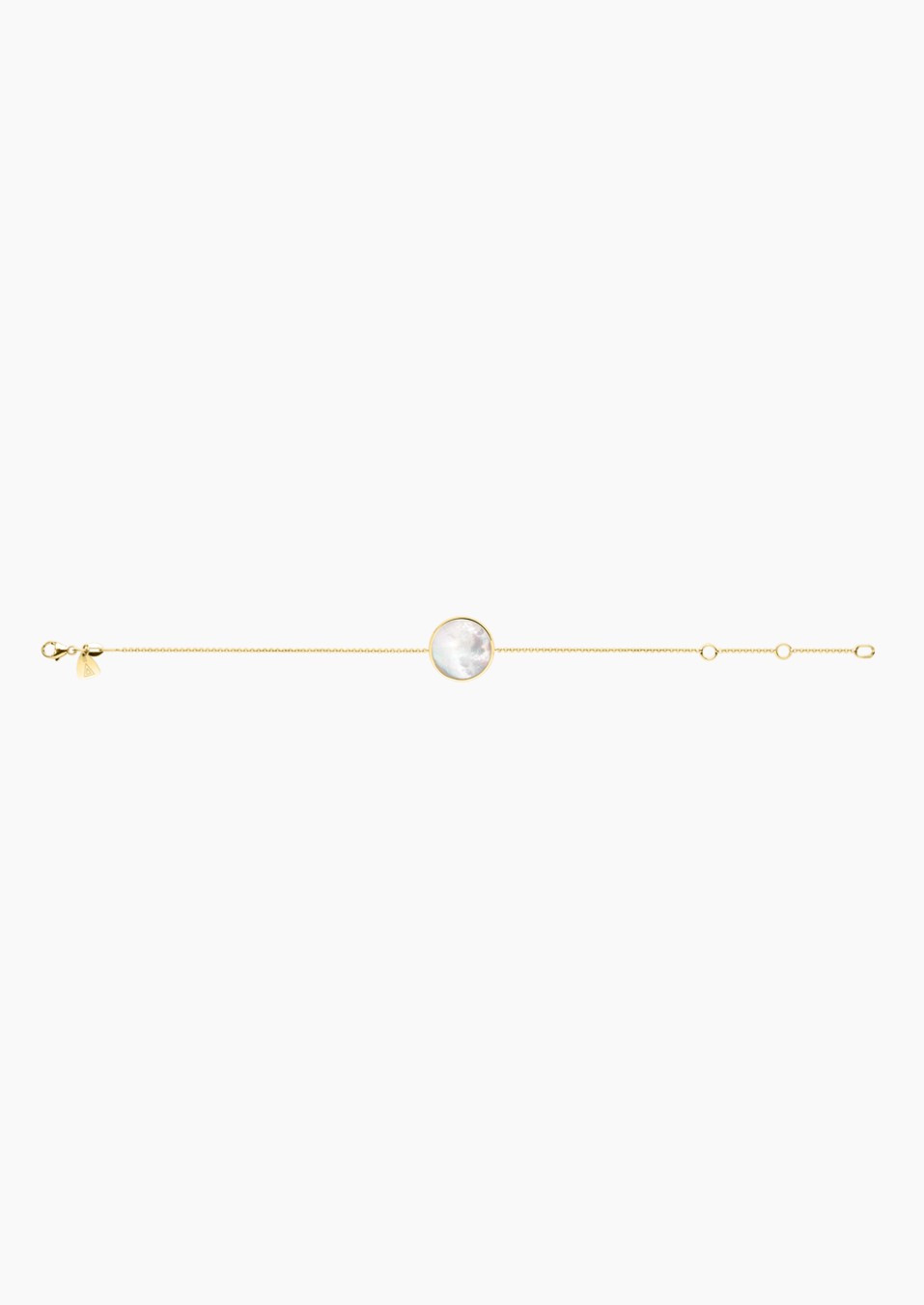 Bracelet Colette Lune en or et nacre blanche / Lepage
