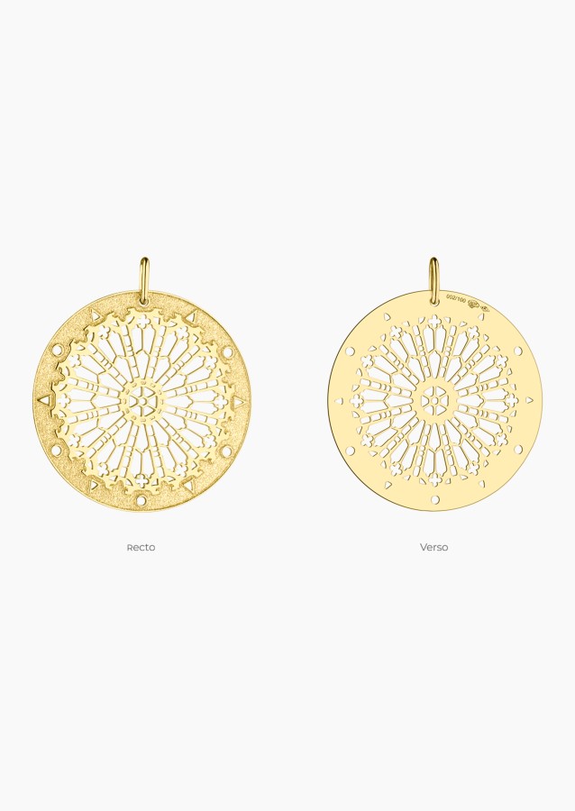 Colette 10 ans medal in yellow gold / Lepage