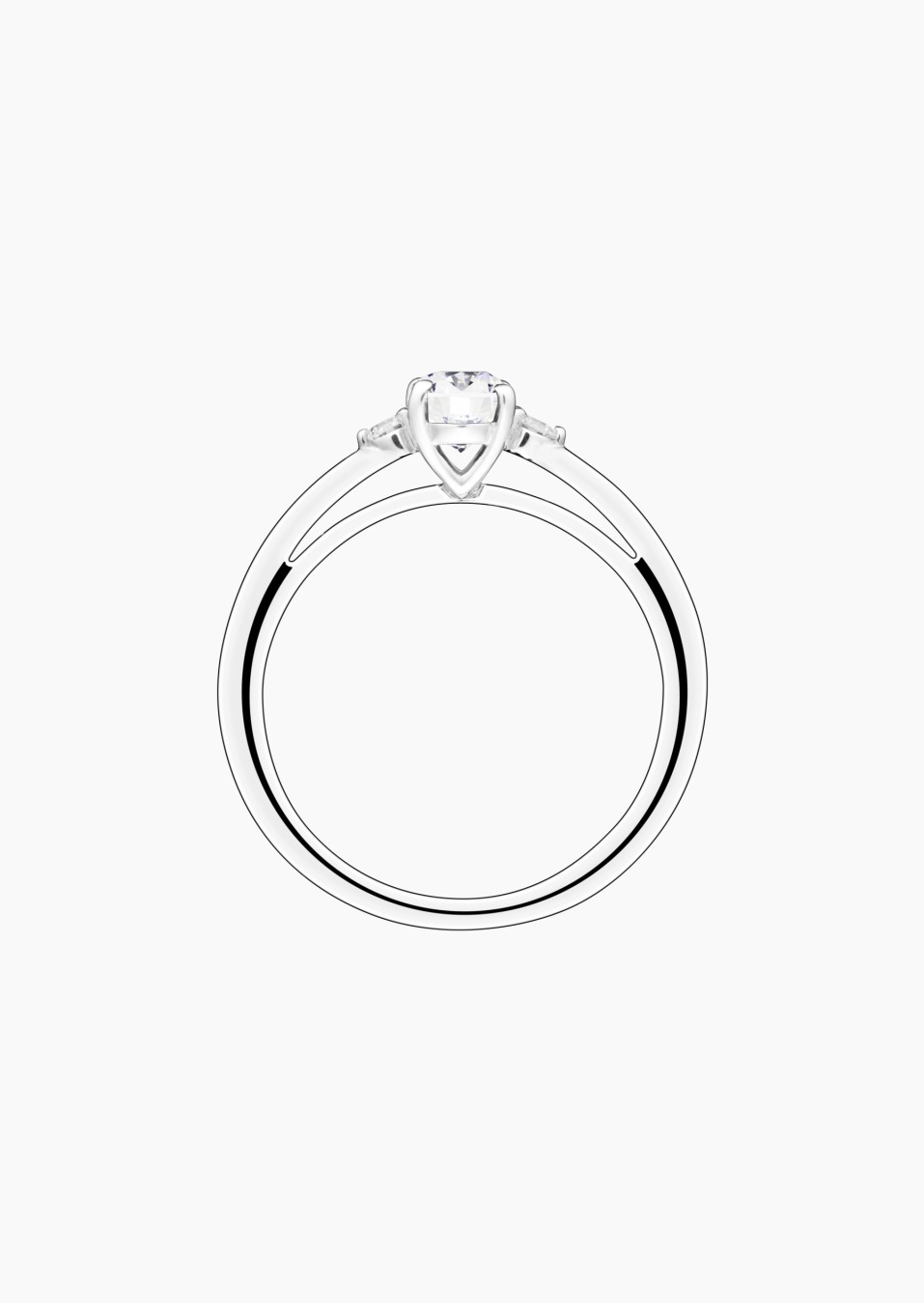 Bague Roméo en or et diamants / Lepage Bague Roméo en or et diamants / Lepage
