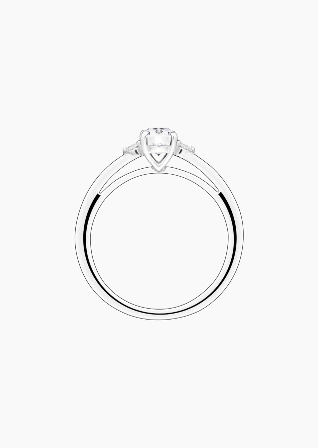 Romeo ring in gold and diamonds / Lepage