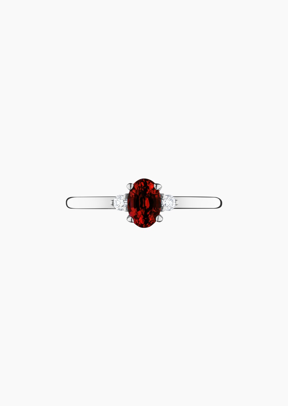 Romeo ring in gold, ruby and diamonds / Lepage Romeo ring in gold, ruby and diamonds / Lepage