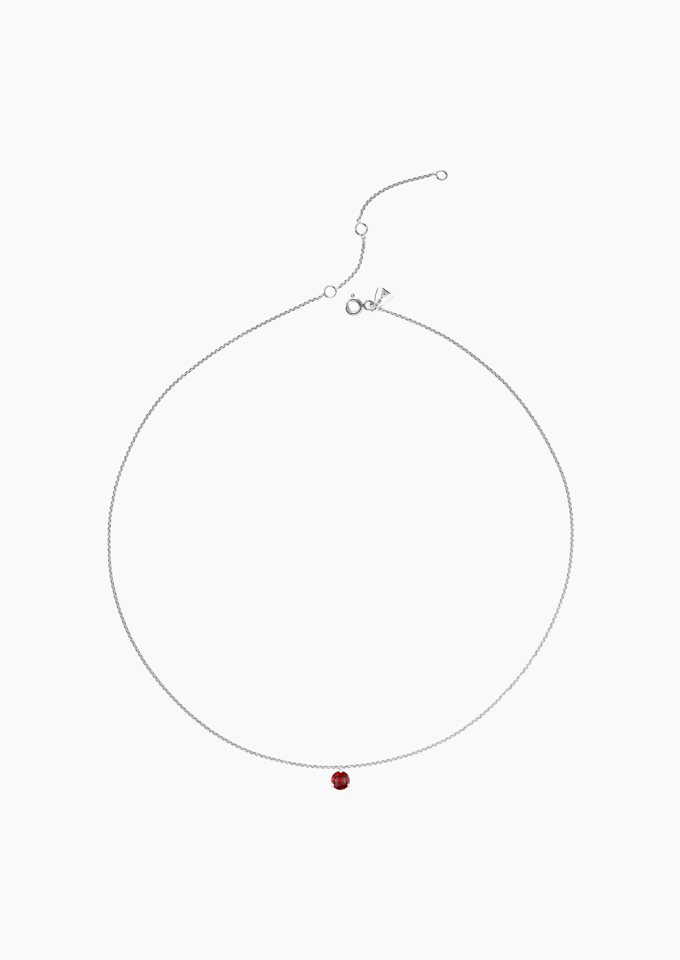 Joli Cœur necklace in gold and ruby / Lepage