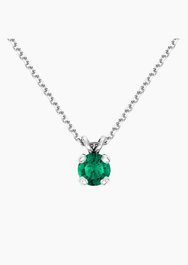 
                                                                                    Presage necklace in gold and emerald / Lepage
                                                                            