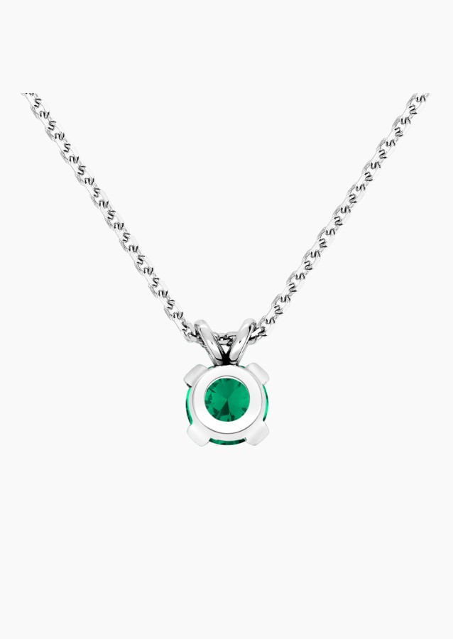 Presage necklace in gold and emerald / Lepage