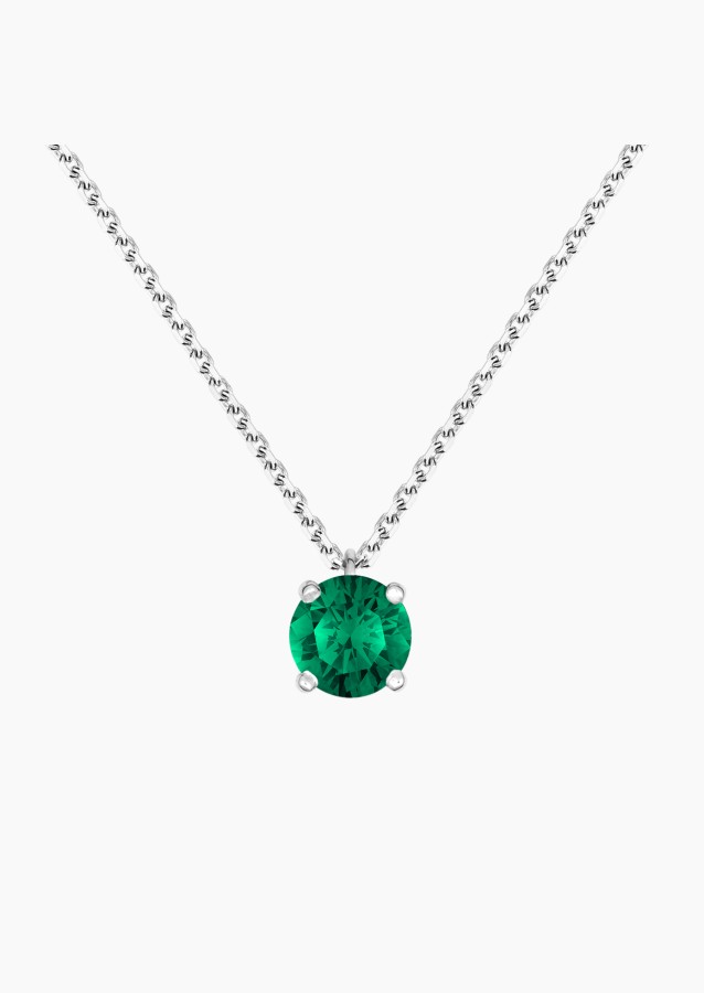 Collier Chéri en or et émeraude / Lepage