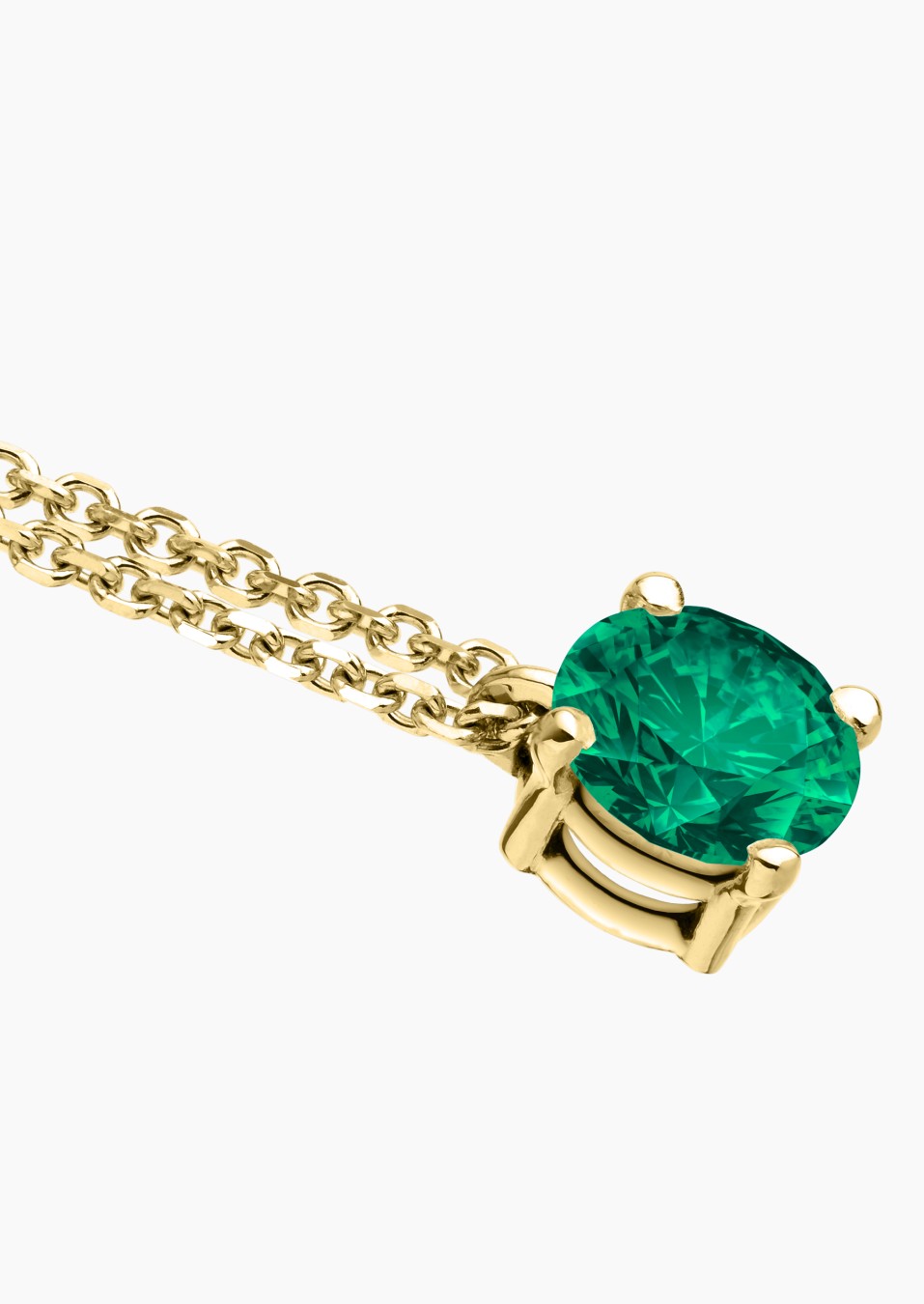 Collier Chéri en or et émeraude / Lepage Collier Chéri en or et émeraude / Lepage
