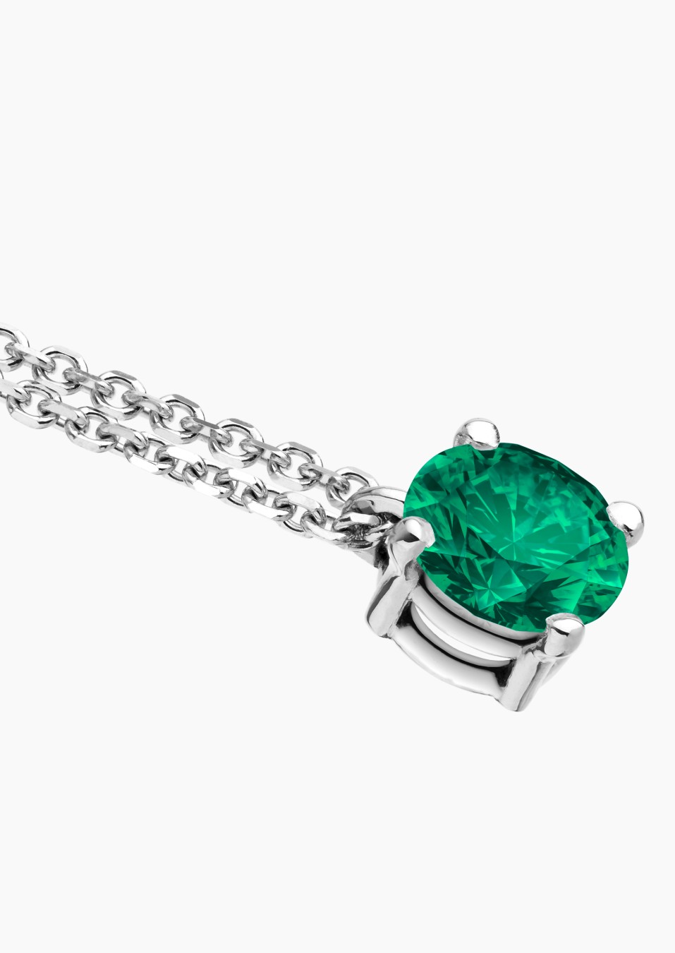 Collier Chéri en or et émeraude / Lepage Collier Chéri en or et émeraude / Lepage