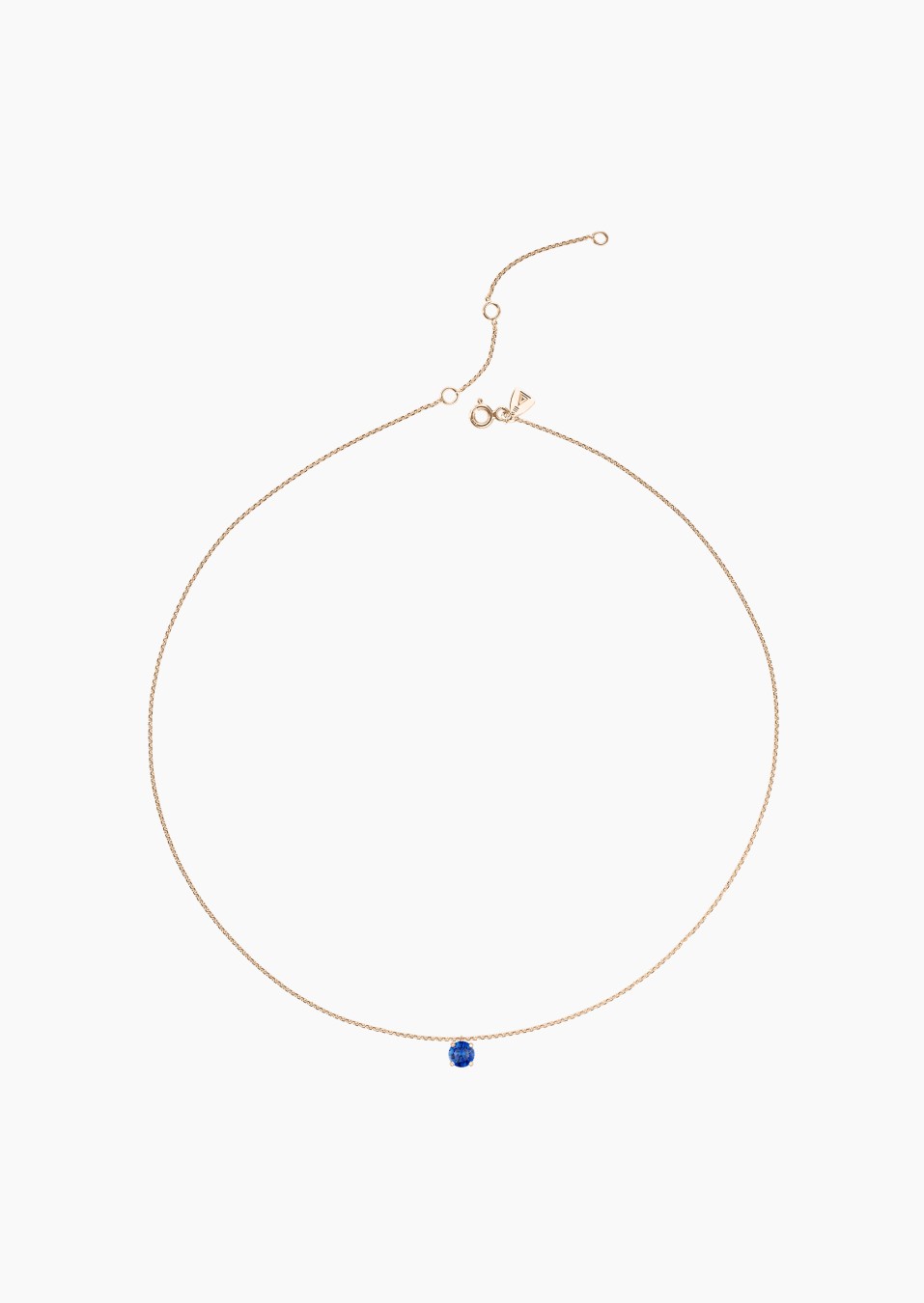 Chéri necklace in gold and sapphire / Lepage