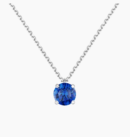 Chéri necklace in gold and sapphire / Lepage
