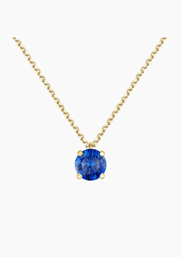 Chéri necklace in gold and sapphire / Lepage