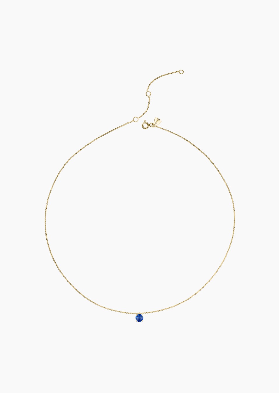 Chéri necklace in gold and sapphire / Lepage