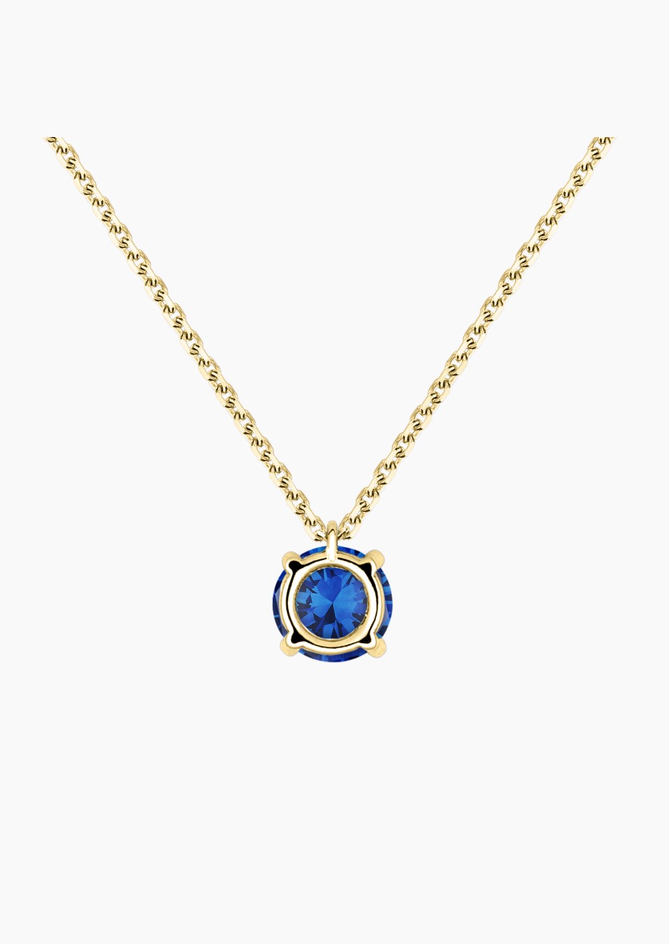 Chéri necklace in gold and sapphire / Lepage