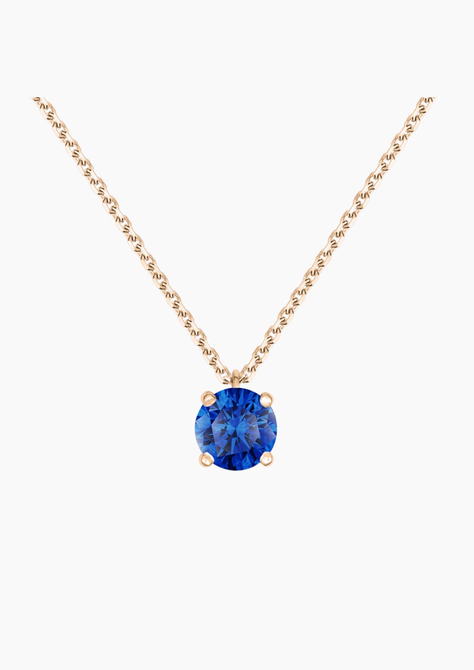 Chéri necklace in gold and sapphire / Lepage