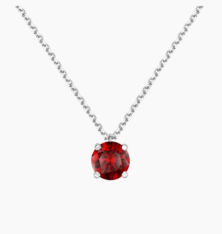 Chéri necklace in gold and ruby / Lepage
