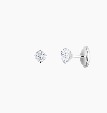 Boucles d'oreilles Evidence en or et diamants / Lepage