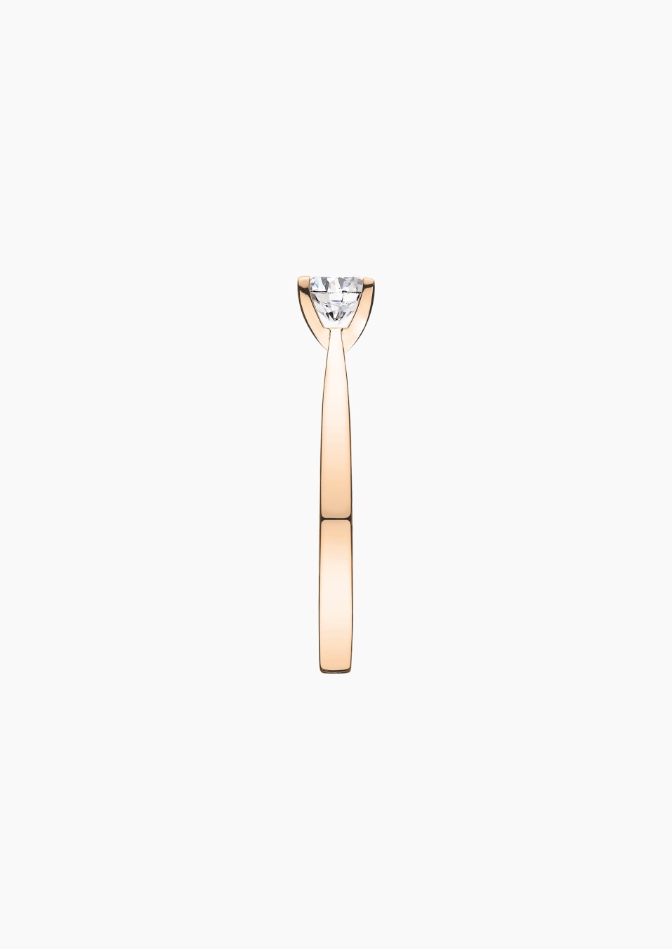 Solitaire Cupidon en or et diamant / Lepage Solitaire Cupidon en or et diamant / Lepage