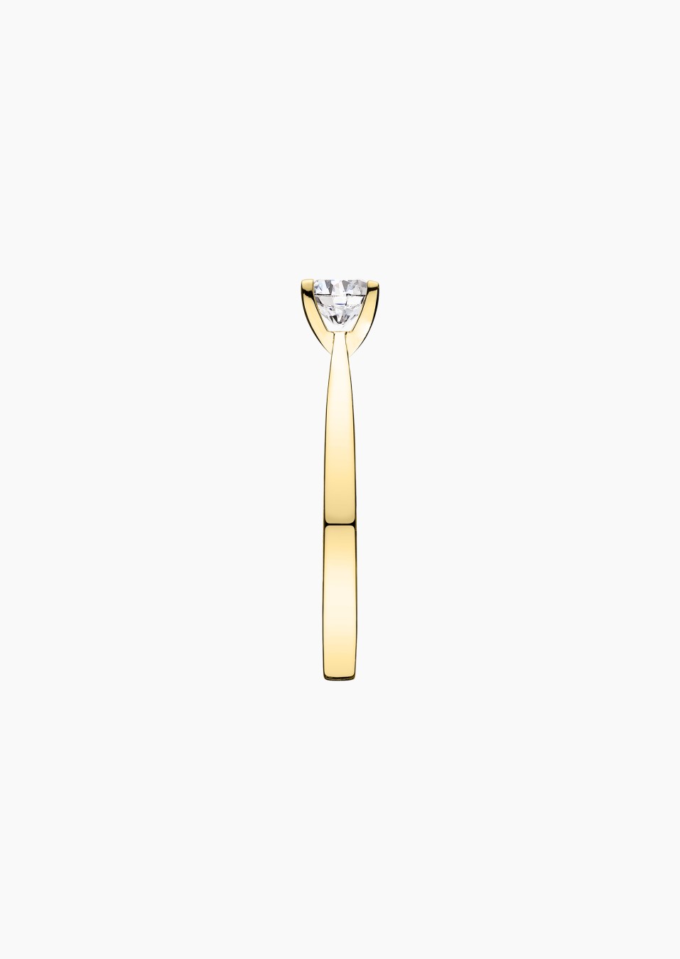Solitaire Cupidon en or et diamant / Lepage Solitaire Cupidon en or et diamant / Lepage