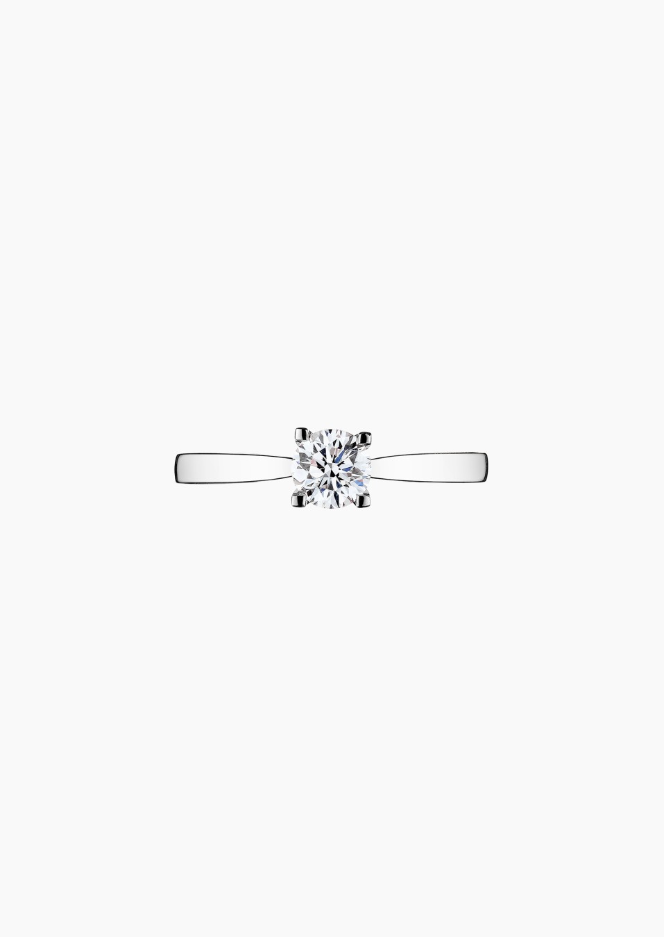 Solitaire Cupidon en or et diamant / Lepage Solitaire Cupidon en or et diamant / Lepage