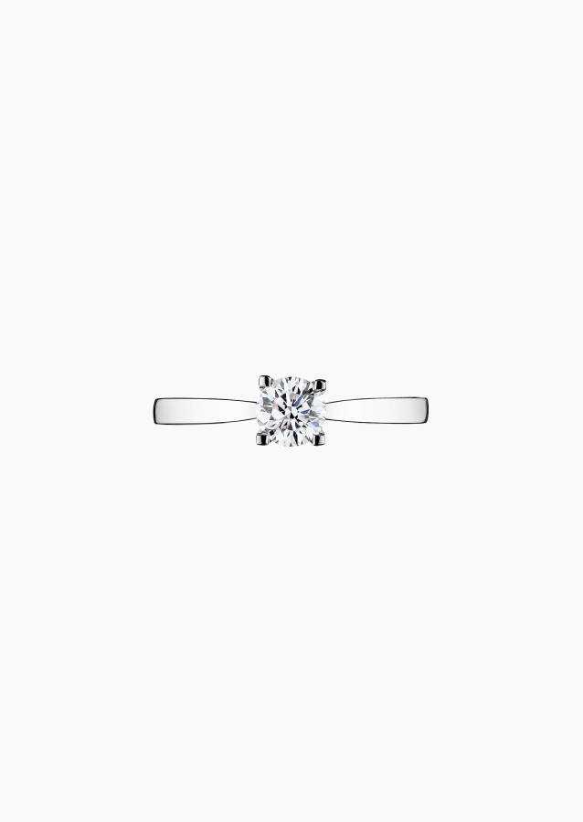 Cupidon solitaire in gold and diamond / Lepage