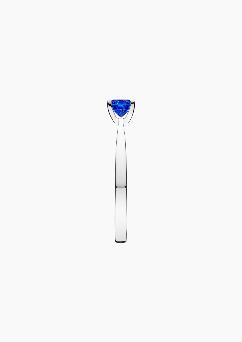Solitaire Cupidon en or et saphir / Lepage Solitaire Cupidon en or et saphir / Lepage