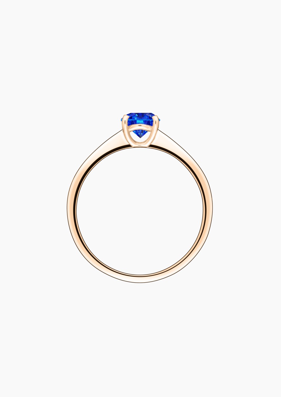 Solitaire Foudre en or et saphir / Lepage Solitaire Foudre en or et saphir / Lepage