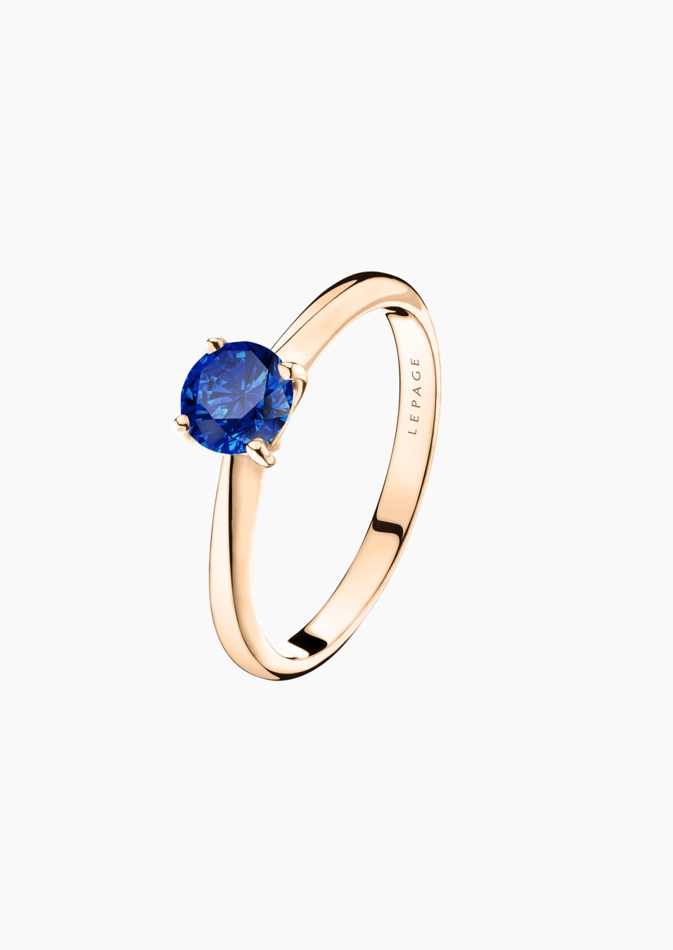 Solitaire Foudre en or et saphir / Lepage Solitaire Foudre en or et saphir / Lepage