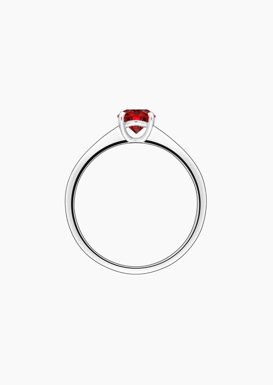 Solitaire Foudre en or et rubis / Lepage Solitaire Foudre en or et rubis / Lepage