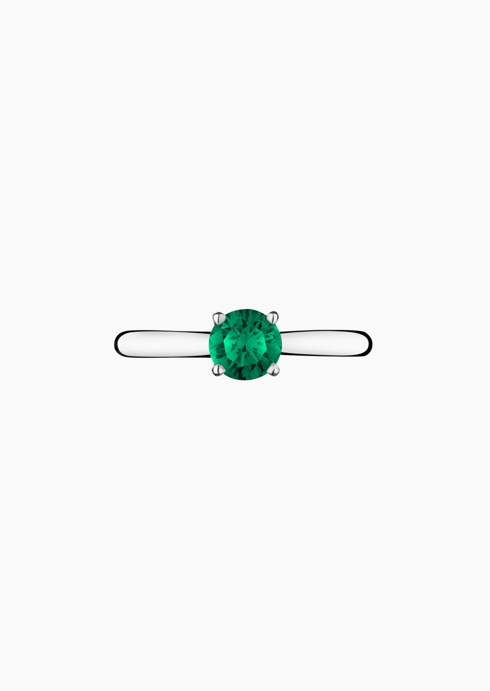 Foudre solitaire in gold and emerald / Lepage Foudre solitaire in gold and emerald / Lepage