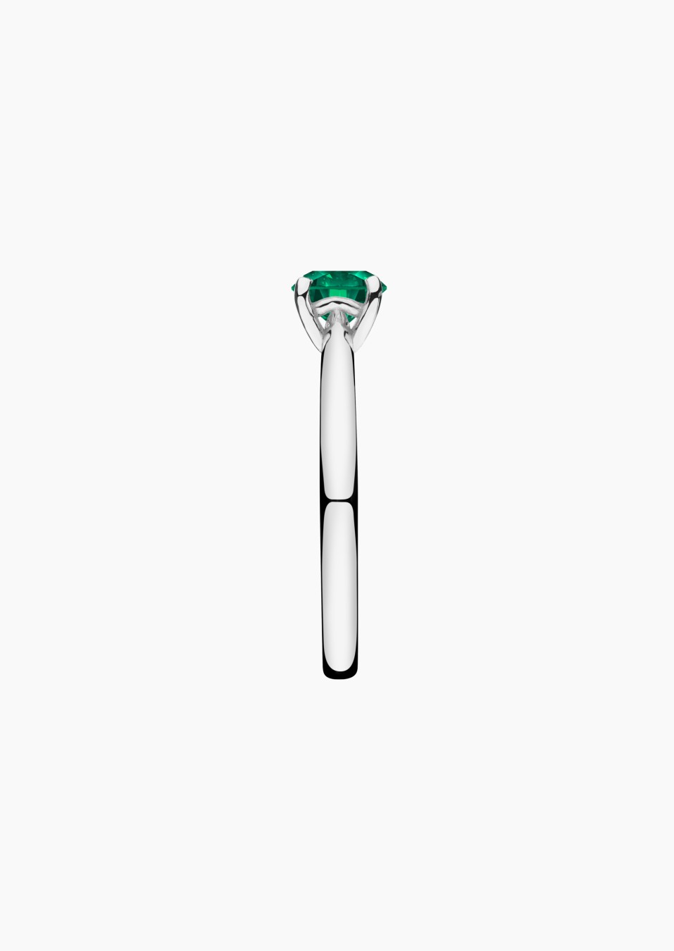 Foudre solitaire in gold and emerald / Lepage Foudre solitaire in gold and emerald / Lepage