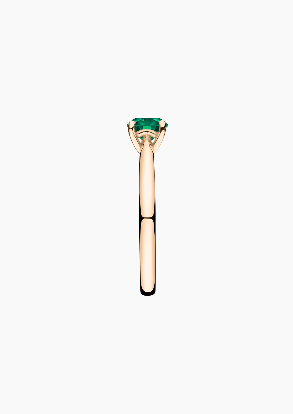 Foudre solitaire in gold and emerald / Lepage Foudre solitaire in gold and emerald / Lepage