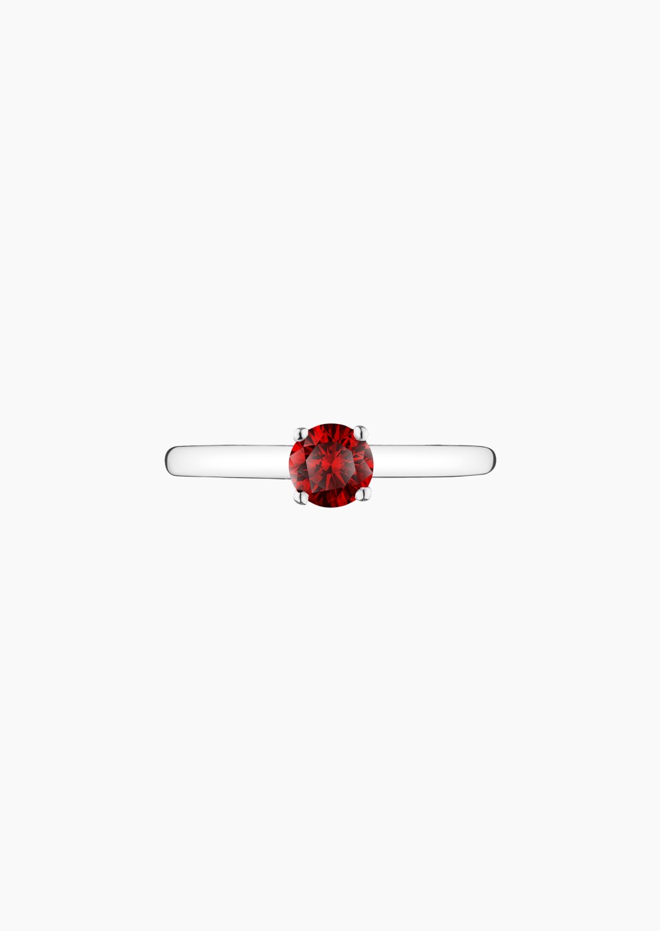 Promesse solitaire in gold and ruby / Lepage Promesse solitaire in gold and ruby / Lepage