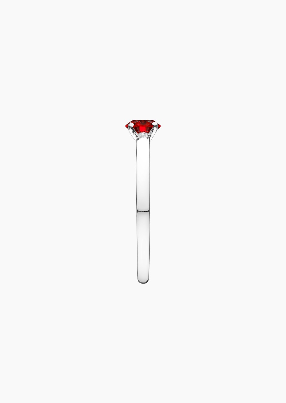 Promesse solitaire in gold and ruby / Lepage Promesse solitaire in gold and ruby / Lepage