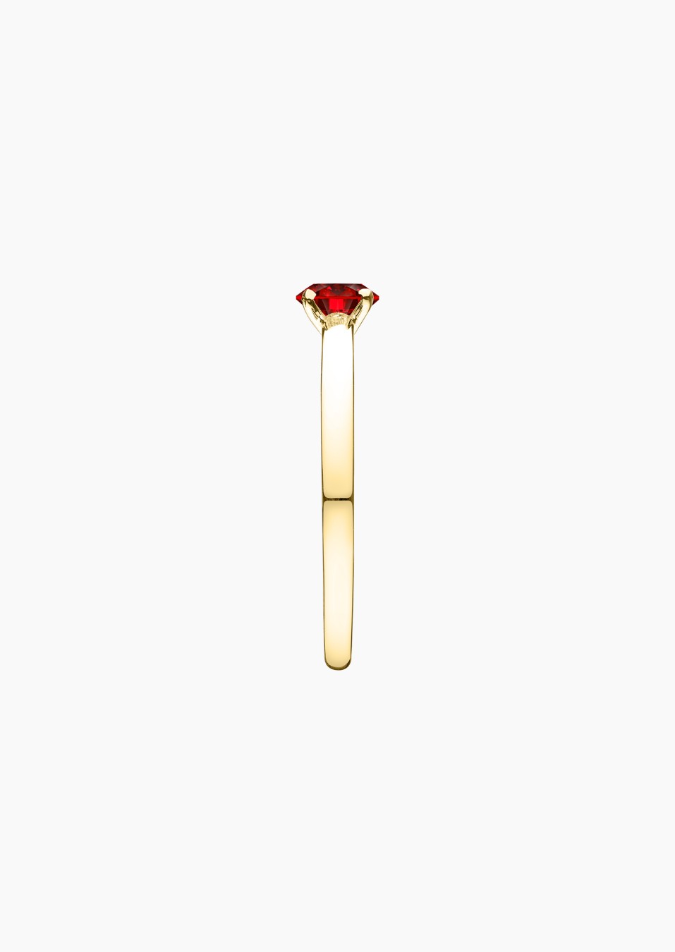 Promesse solitaire in gold and ruby / Lepage Promesse solitaire in gold and ruby / Lepage