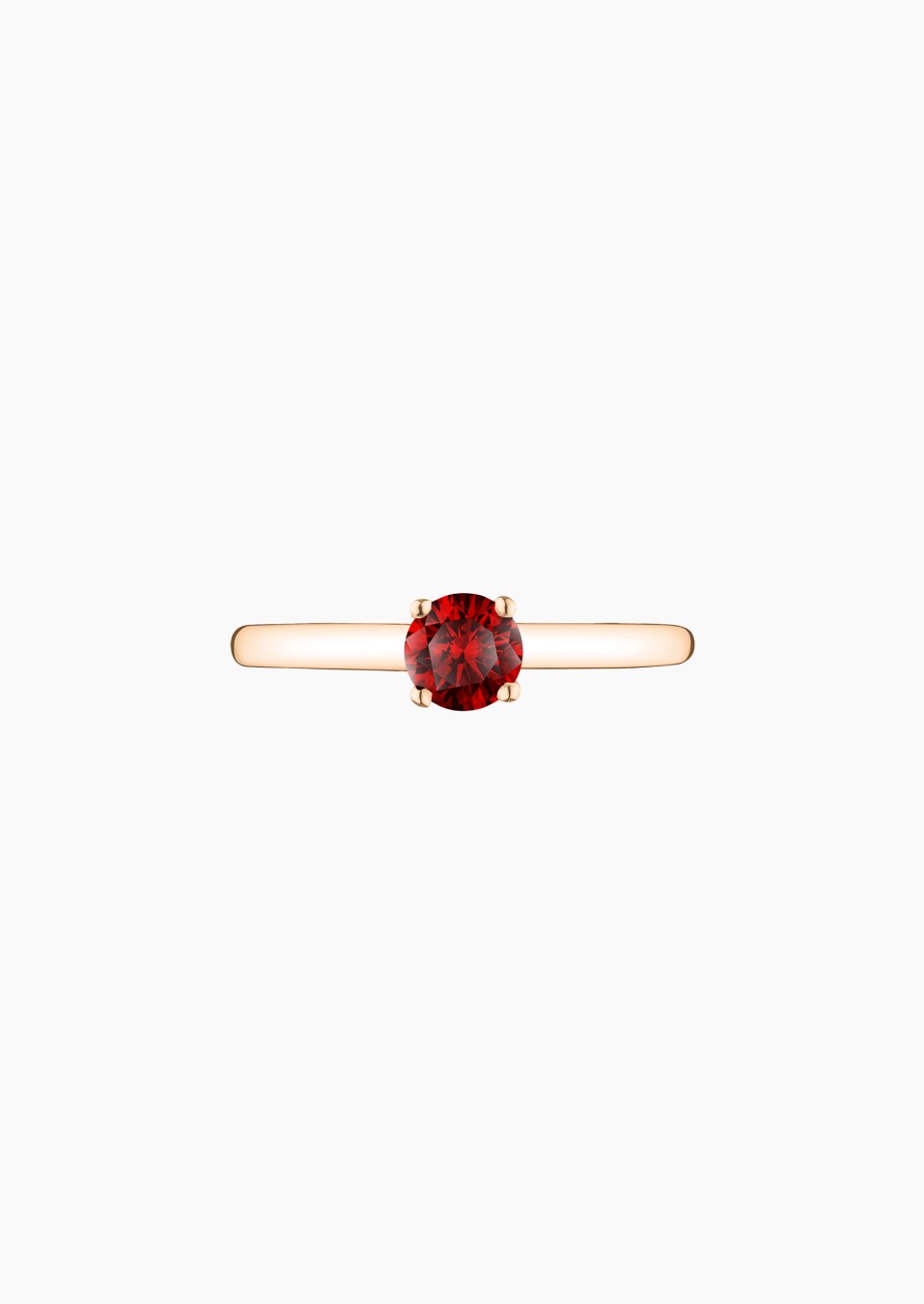Promesse solitaire in gold and ruby / Lepage Promesse solitaire in gold and ruby / Lepage