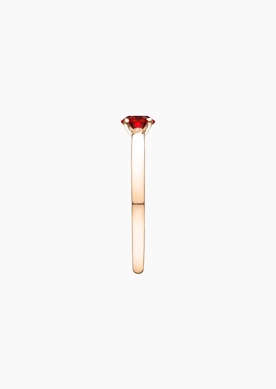 Promesse solitaire in gold and ruby / Lepage Promesse solitaire in gold and ruby / Lepage