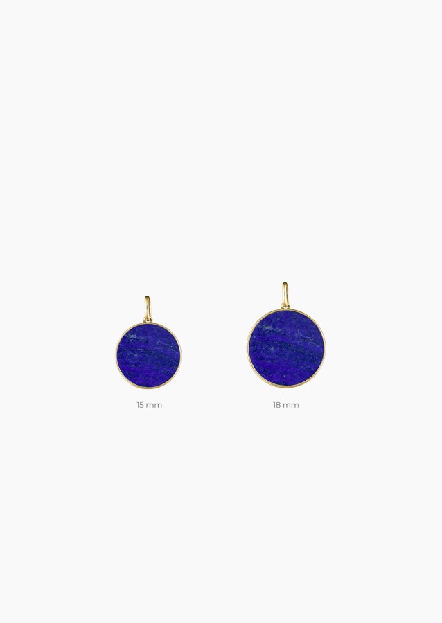 Colette Lune medal in gold and lapis lazuli / Lepage