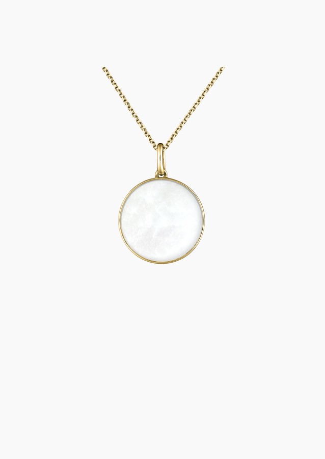 Colette Lune medal in gold and white mother-of-pearl / Lepage