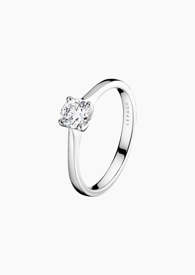 Solitaire Désir en or et diamant / Lepage